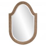 Lancelot Oval Mother of Pearl with Silver Leaf Mirror