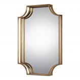 Lindee Antique Gold Leaf Wall Mirror
