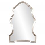 Nadia Bright Silver Leaf Mirror