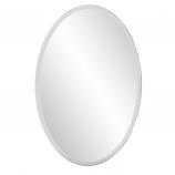Oval Beveled Frameless Mirror