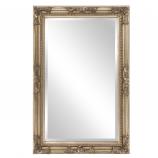 Queen Ann Rectangular Silver Mirror