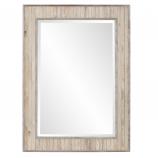 Sawyer Wood Plank Rectangular Mirror