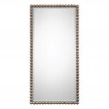 Serna Antiqued Silver Rectangular Mirror
