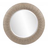Small Bergman Silver Round Mirror