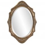Trafalga Mirror with Virginia Silver Leaf Finish