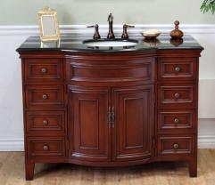 48 Inch Single Sink Bathroom Vanity in Light Walnut UVBH60511548