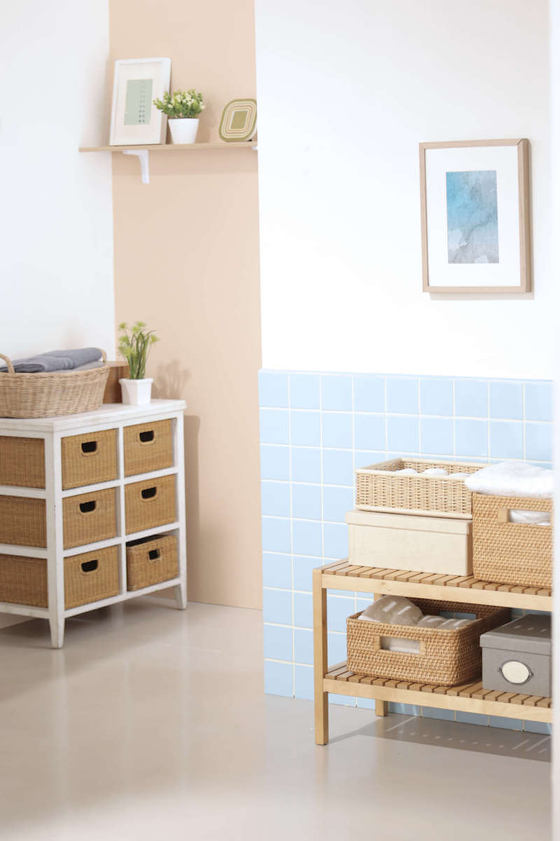decorative baskets for bathroom storage